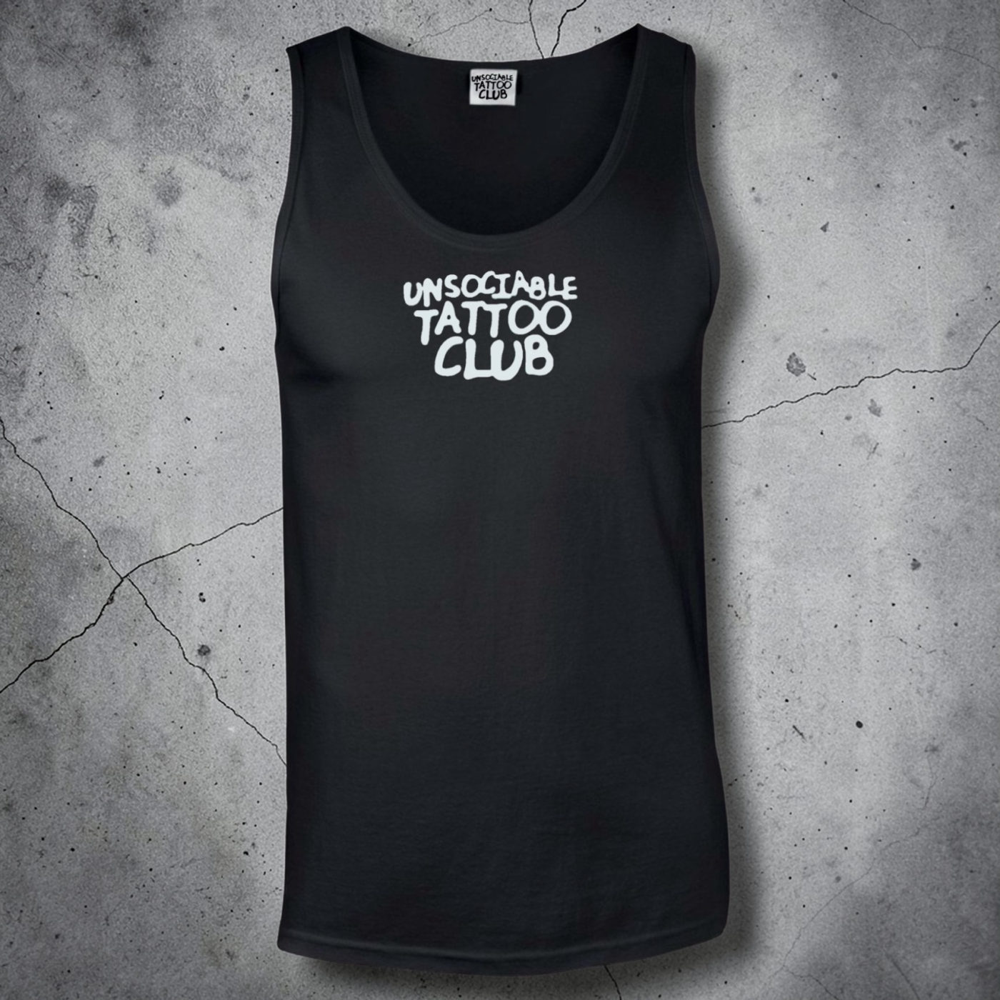 Club Tank — Black / White